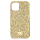 swarovski high smartphone case iphone 11 pro gold tone