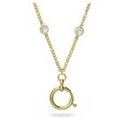 swarovski curiosa necklace yellow gold tone plated