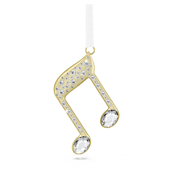 swarovski holiday magic double music note ornament