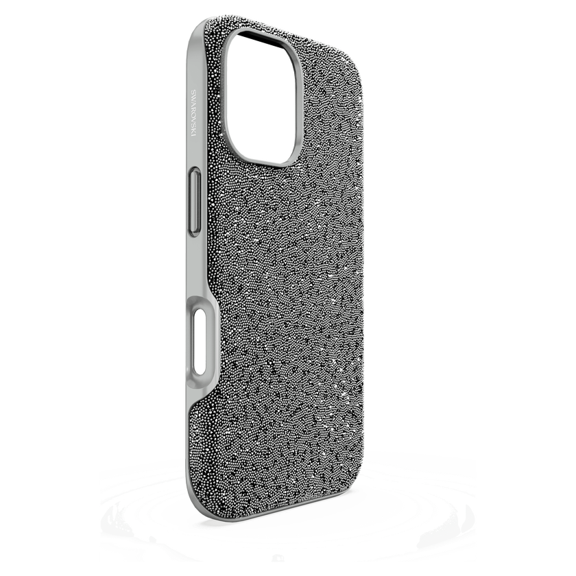 swarovski high smartphone case  iphone  16  silver tone