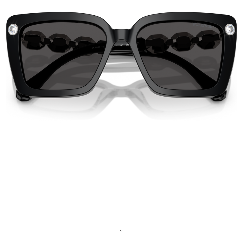swarovski sunglasses  square shape  sk6032  black