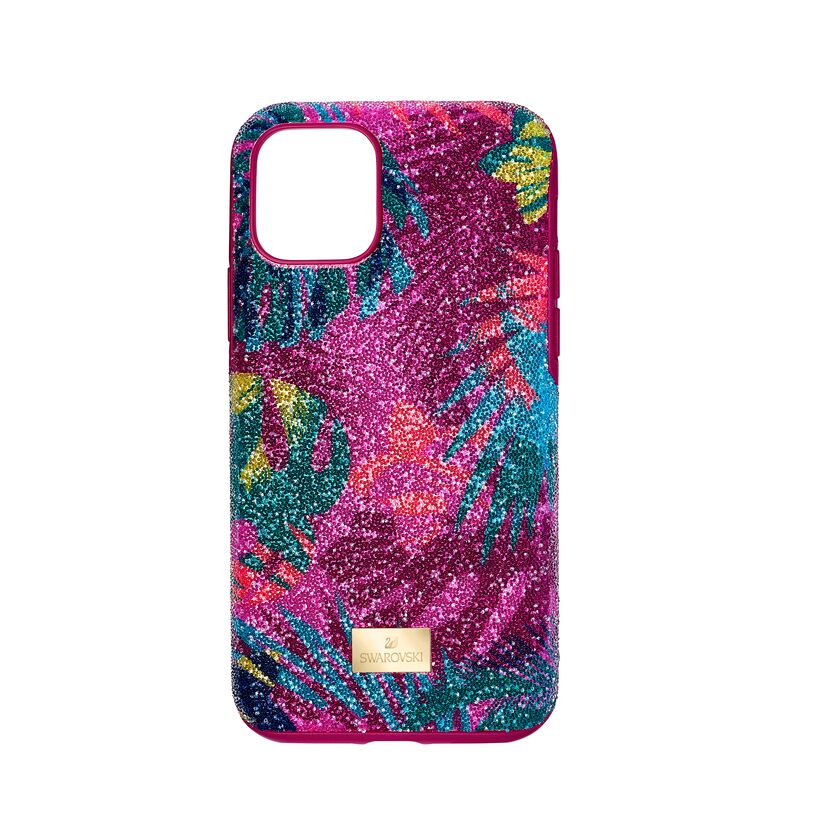 Tropical Smartphone Case with Bumper, iPhone® 11 Pro, Dark multi-colored