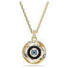 swarovski symbolica pendant evil eye small multicolored gold tone plated