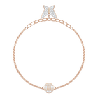 Swarovski Remix Collection Lilia Strand, White, Rose gold plating