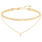 Long Beach Necklace, Golden, Gold Plating
