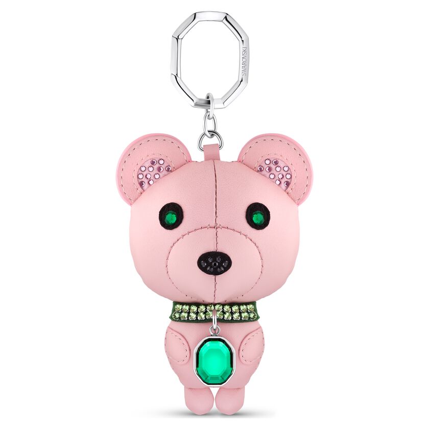 Icons key ring, Bear, Multicolored, Stainless steel