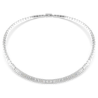 swarovski matrix necklace baguette cut white rhodium plated