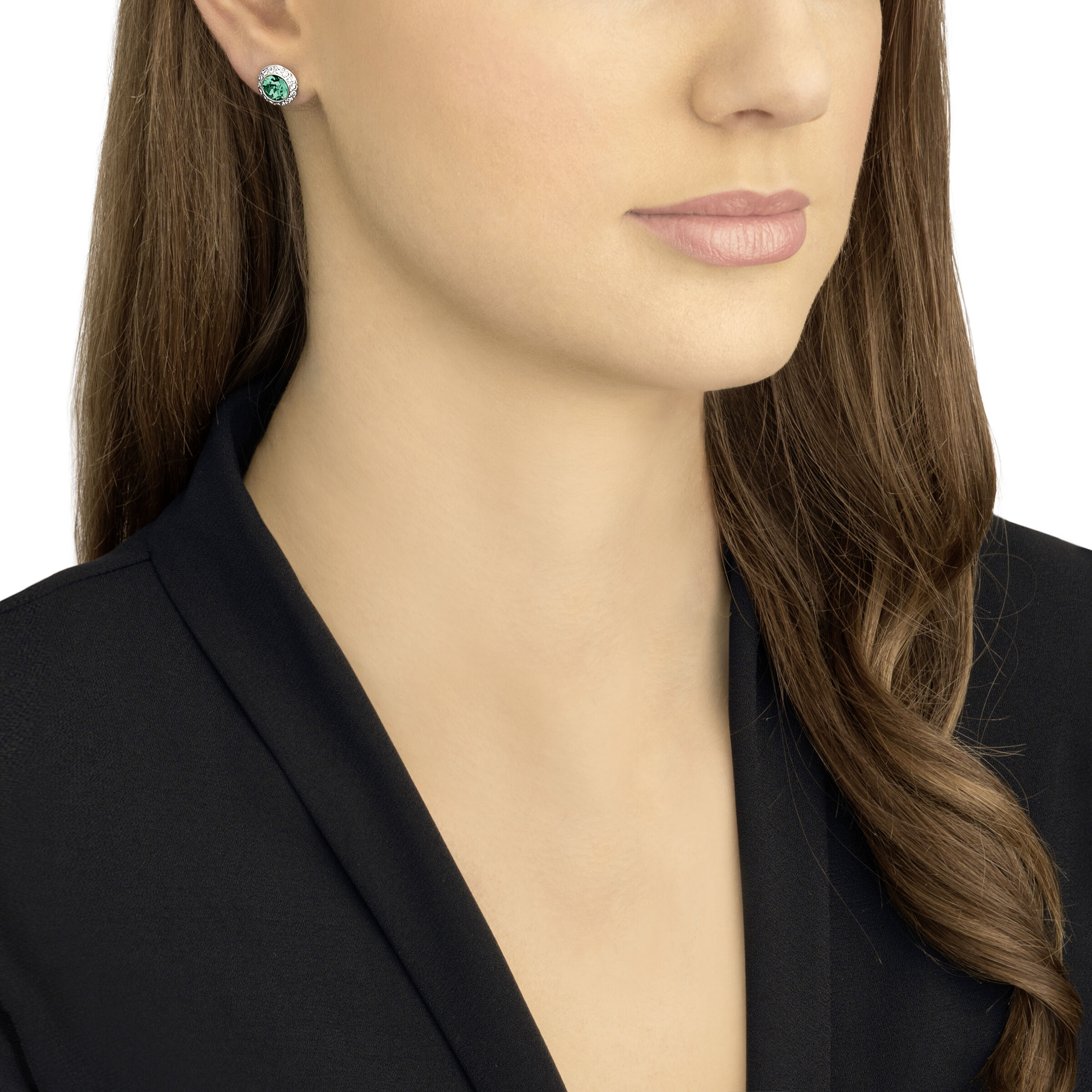 Swarovski Silver Earrings Angelic Crystal Studs Ladies Jewellery NEW  GENUINE | eBay