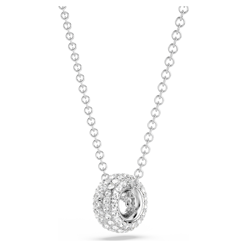 swarovski dextera pendant  white  rhodium plated