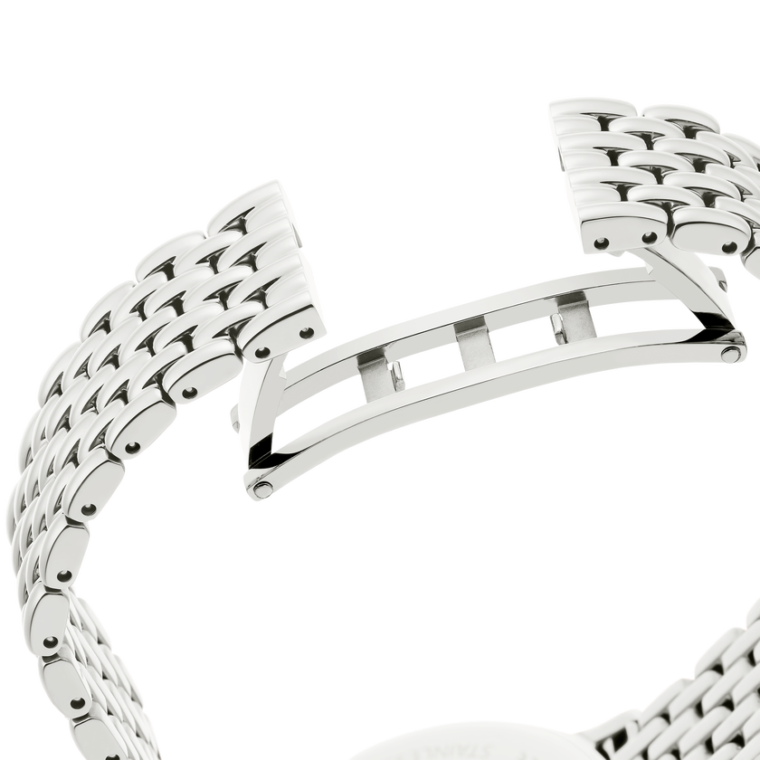 swarovski imber watch  swiss made  metal bracelet  silver tone  stainless steel