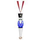 swarovski holiday cheers nutcracker ornament blue
