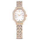 swarovski dextera octagon watch swiss made metal bracelet gold tone rose gold tone finish