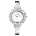 swarovski crystal rose watch metal bracelet white stainless steel