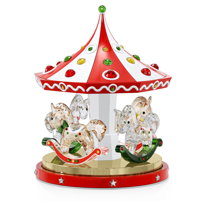 swarovski holiday cheers carousel