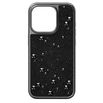 swarovski high smartphone case iphone 15 pro black