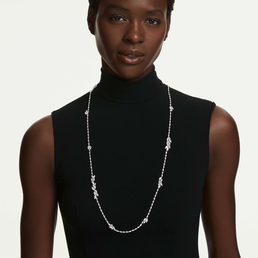 swarovski mesmera strandage  marquise cut  white  rhodium plated