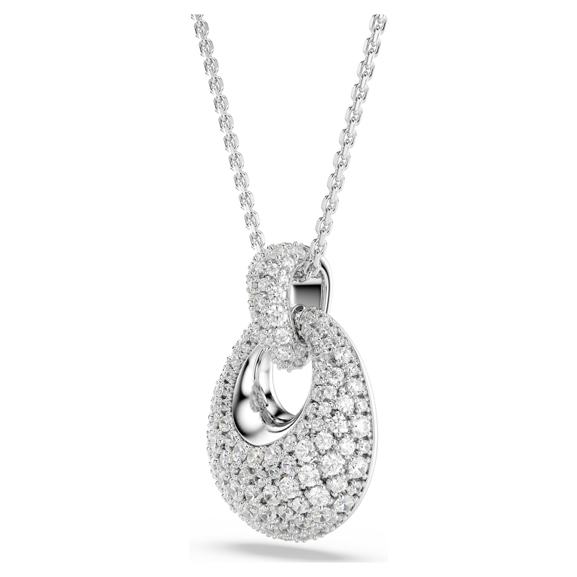 swarovski sublima pendant  white  rhodium plated