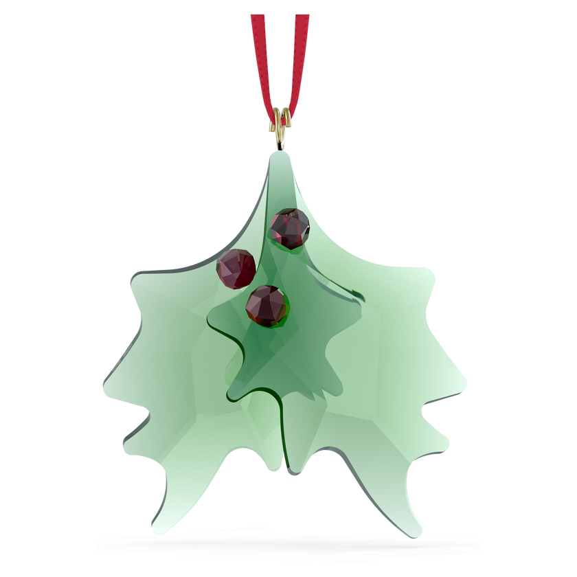 swarovski exclusive holly leaves ornament