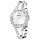 Eternal Watch, Metal Bracelet, White, Silver Tone