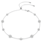swarovski una angelic necklace round cut double sided motifs white rhodium plated