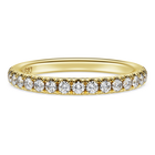 swarovski eternity band ring  laboratory grown diamonds 0 4 ct tw  18k yellow gold