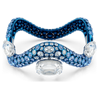 swarovski sublima bangle  mixed cuts  blue  blue finish