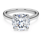 swarovski eternity solitaire ring laboratory grown diamonds 3 ct tw round cut 18k white gold