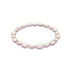 Orbita necklace, Reversible, Mixed cut crystals, Multicolored, Rhodium plated