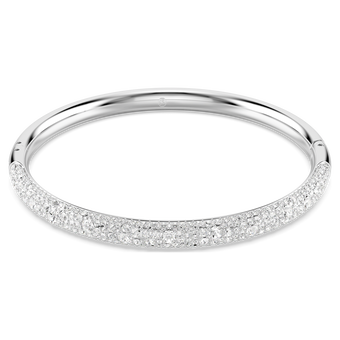 swarovski sublima bangle snow pav white rhodium plated