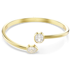 swarovski imber bangle mixed cuts white gold tone plated