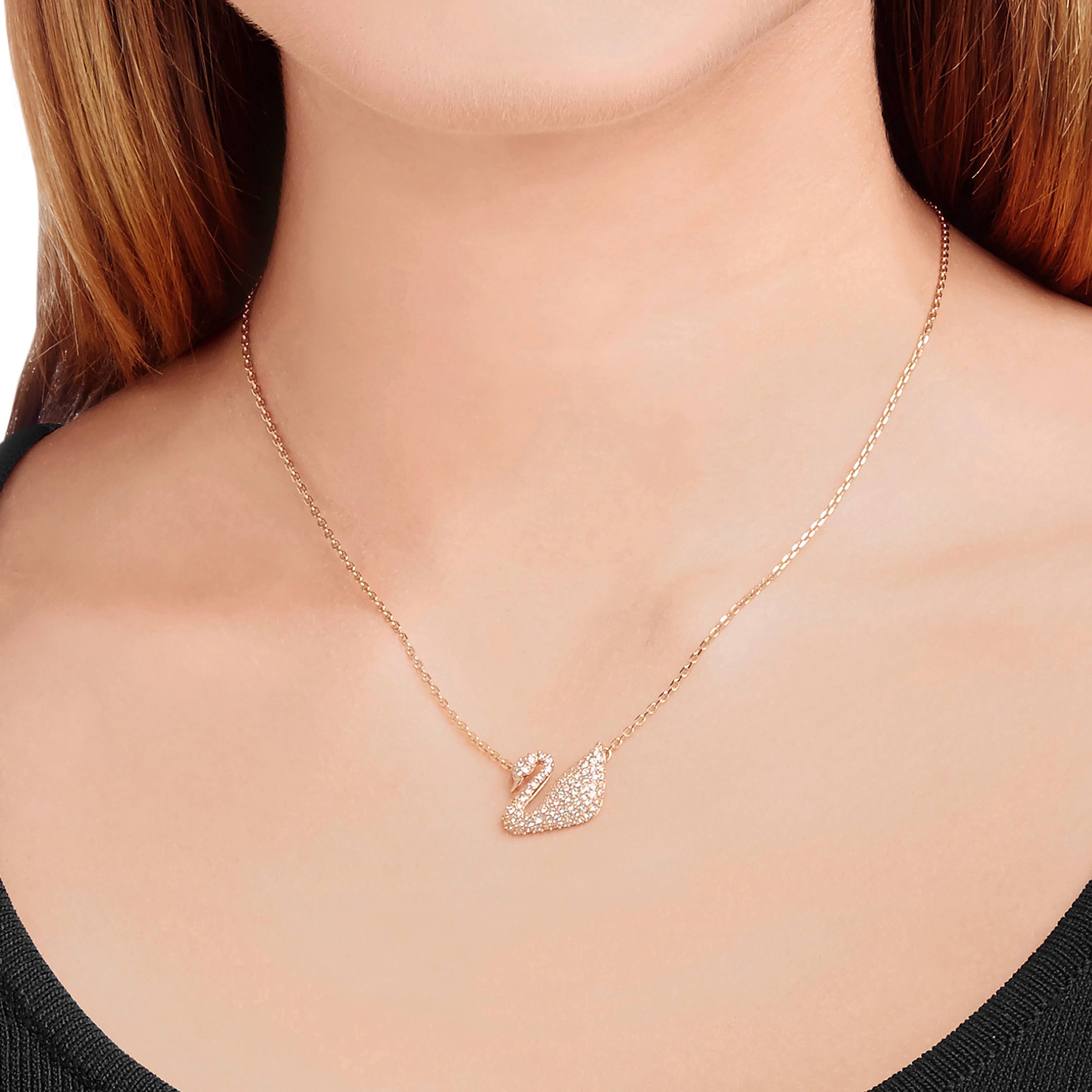 Latest swarovski necklaces hot sale