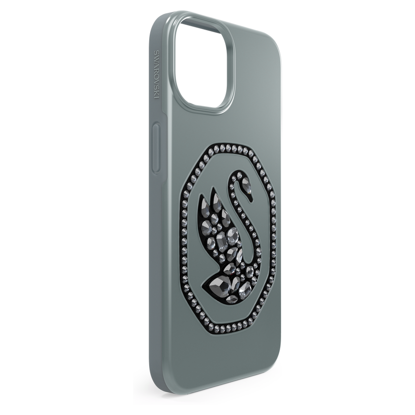 swarovski signum smartphone case  swan  iphone  14  black