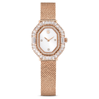 swarovski matrix octagon watch metal bracelet rose gold tone rose gold tone finish