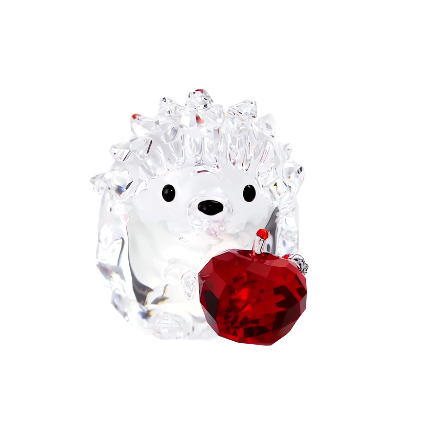 swarovski hedgehog with apple