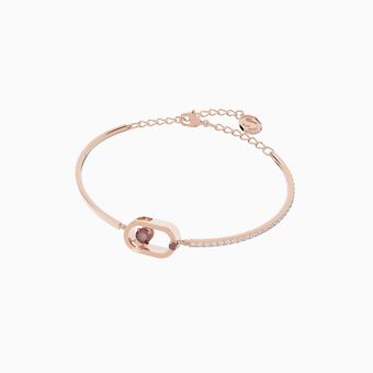 North bracelet, Red, Rose gold-tone plated
