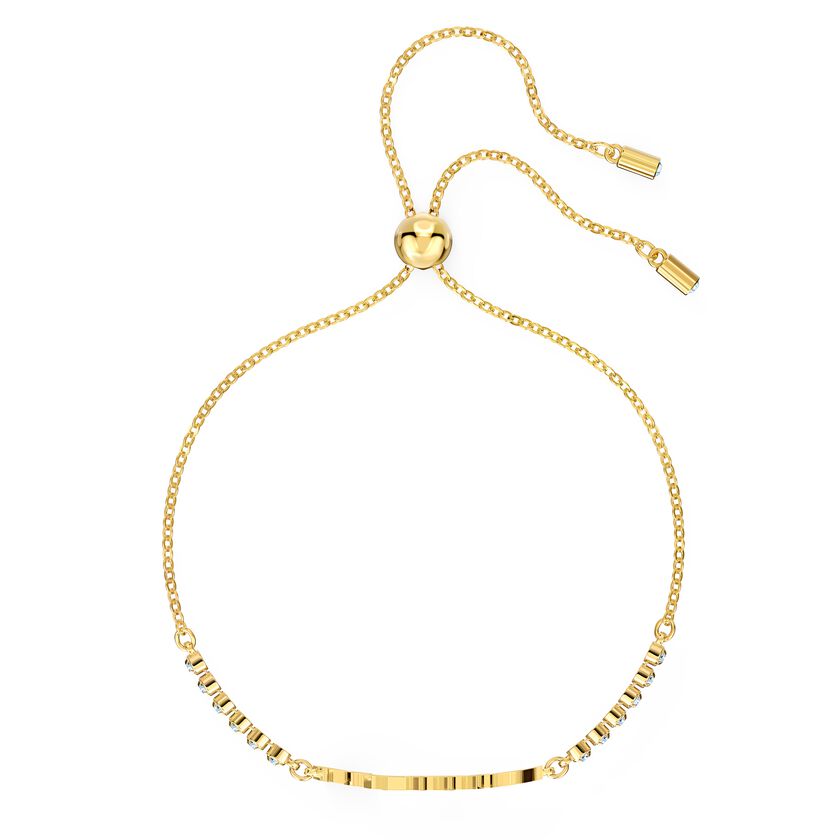 Swarovski Symbolic Love Bracelet, White, Gold-tone plated