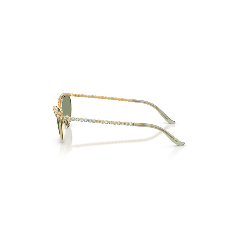 swarovski sunglasses  cat eye shape  sk7046  green