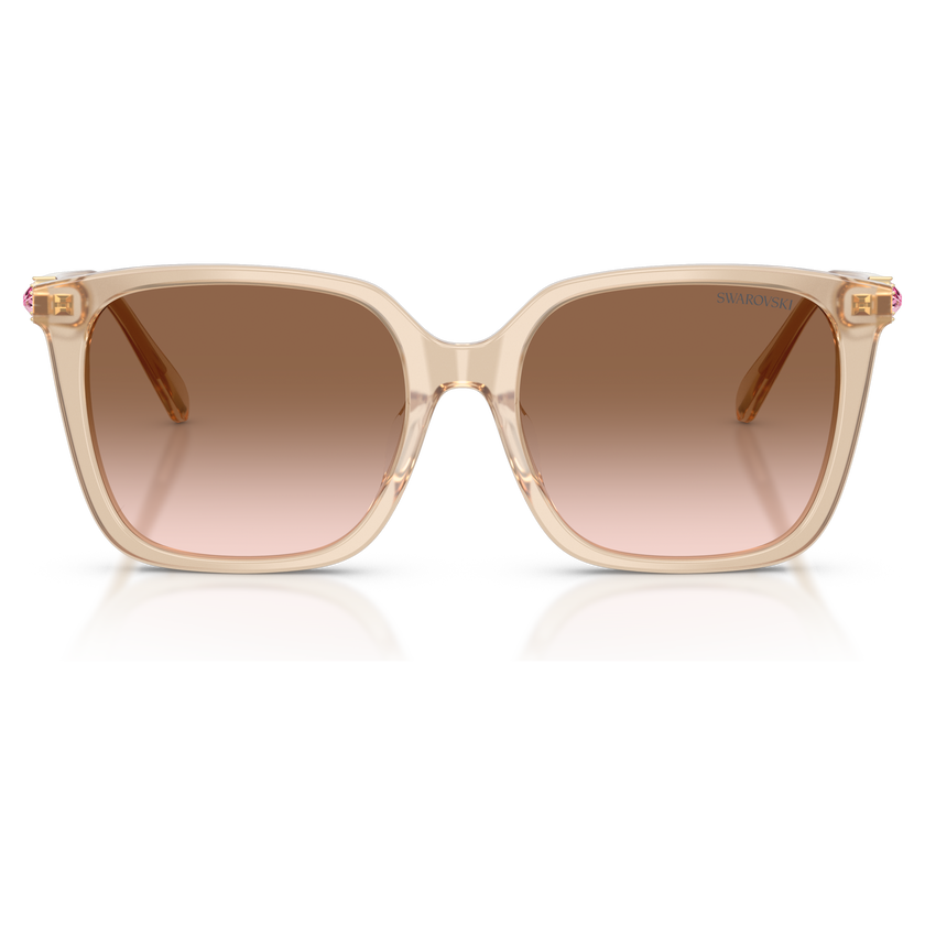 swarovski sunglasses  square shape  sk6049  beige
