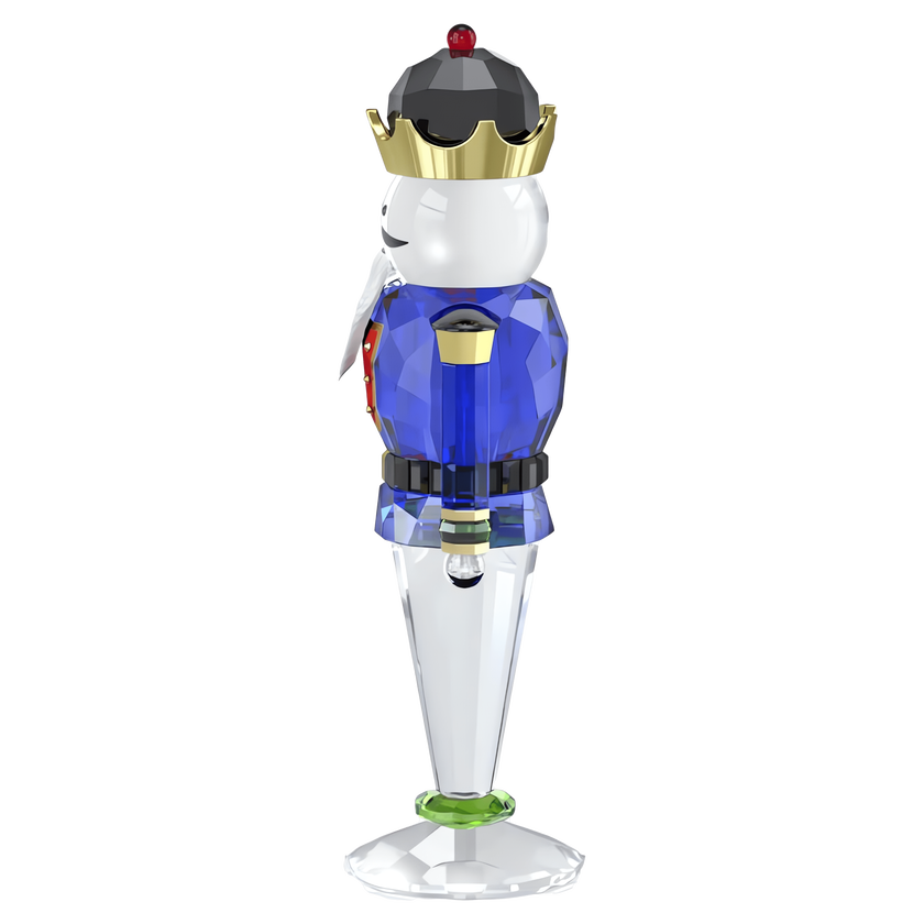 swarovski holiday cheers nutcracker  blue  large