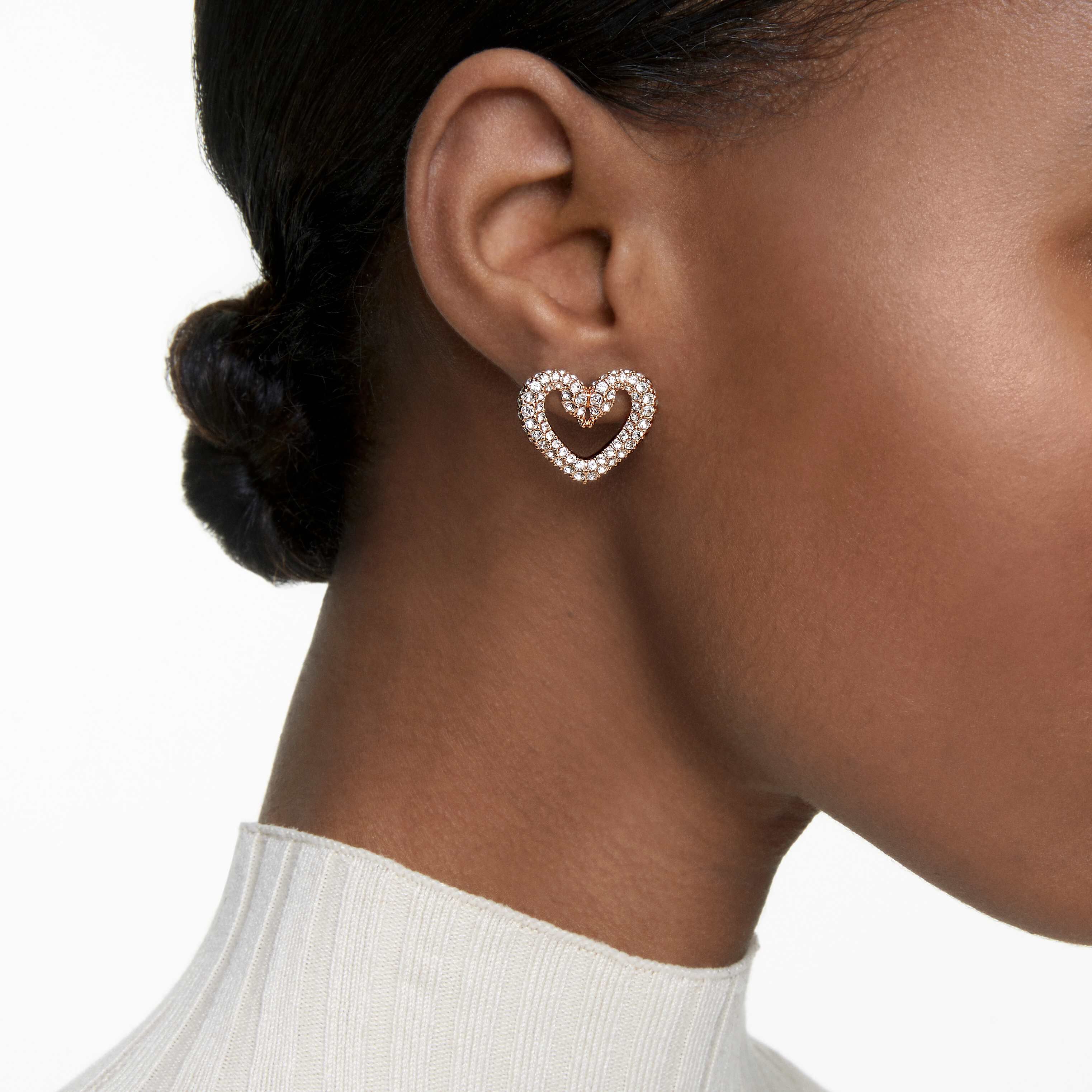 Heart stud 2025 earring