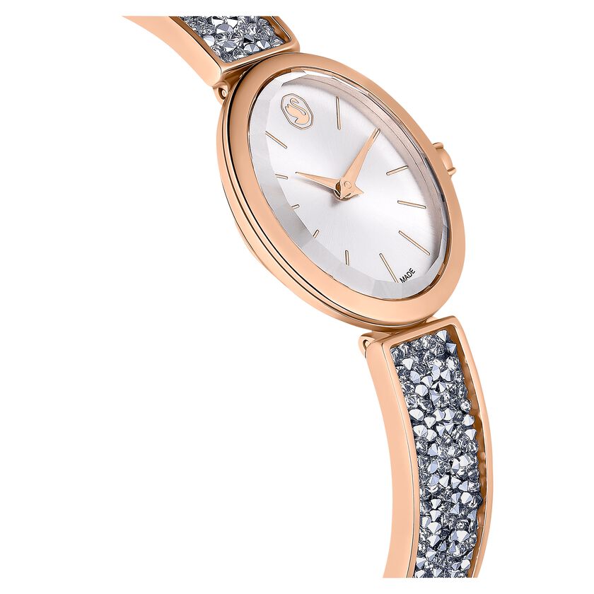 Buy Swarovski Crystal Rock Oval watch, Swiss Made, Metal bracelet ...