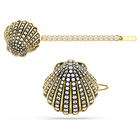 swarovski idyllia hair pin set 2 shell white mixed metal finish