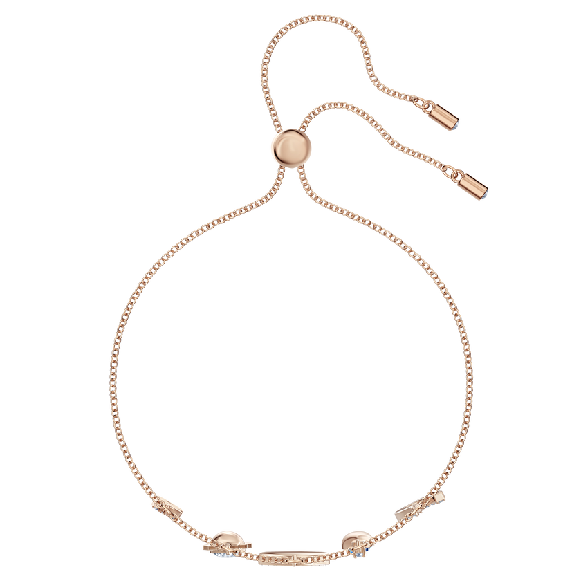 Swarovski Symbolic Bracelet, Multi-colored, Rose-gold tone plated