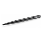 swarovski lucent ballpoint pen silver tone black lacquered