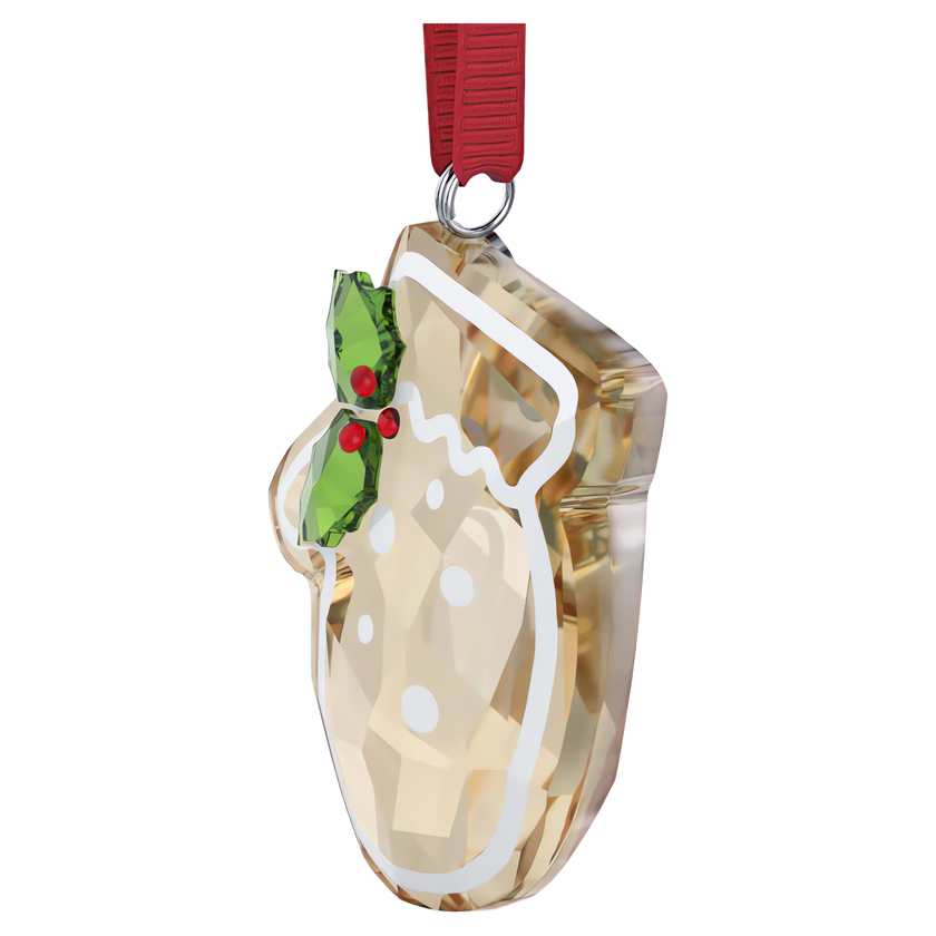 swarovski holiday cheers gingerbread glove ornament
