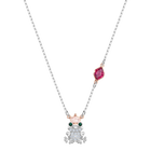 Out of this World Kiss Necklace, Multi-colored, Mixed plating