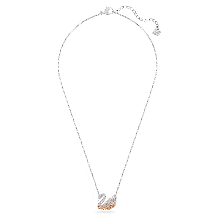 Iconic Swan Pendant, Multi-Coloured, Rhodium Plated | Swarovski UAE