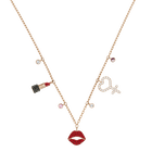 Mine Necklace, Multi-colored, Mixed metal finish