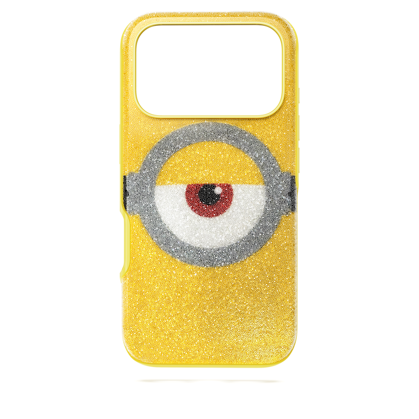 swarovski high smartphone case  minions  iphone  17 pro  yellow
