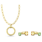 swarovski millenia pod jewelry multicolored gold tone plated